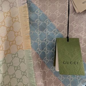 Gucci Jacquard Shawl | Pastel edition